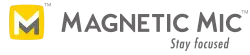 Magnetic Mic Horizontal Logo For Use W White Background 250px